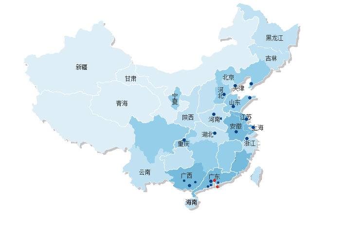 泰州世紀泰鋒機電設備制造有限公司辦事處 世紀泰鋒全 國辦事處分布圖